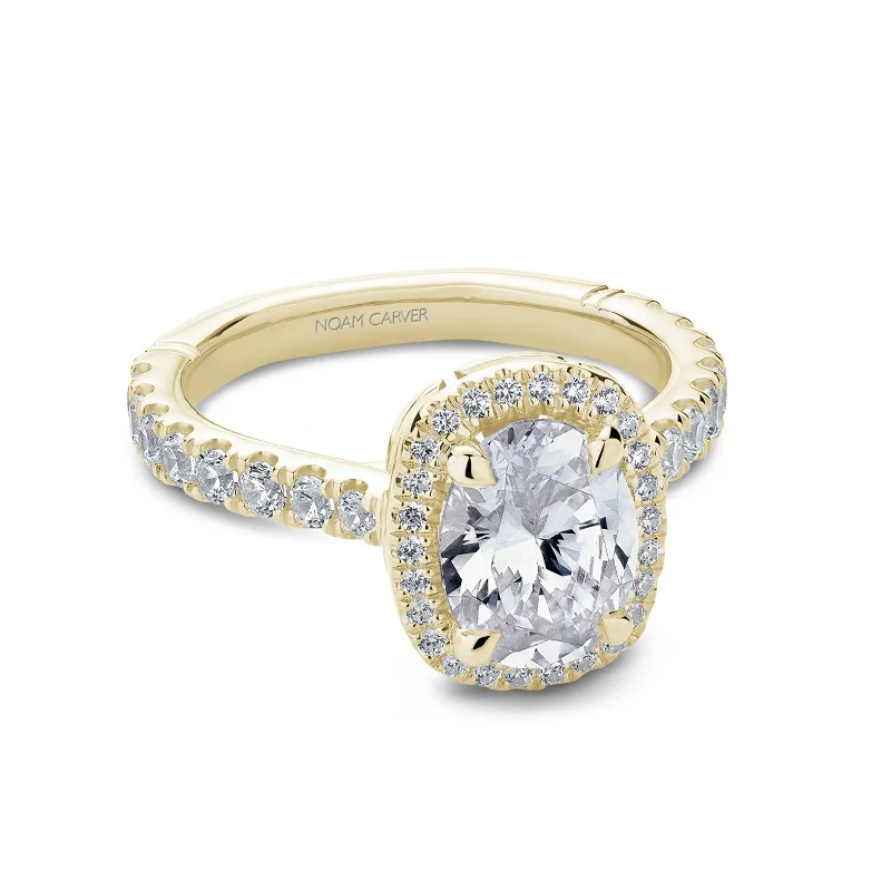 0.80 ctw Diamond Halo Engagement Ring