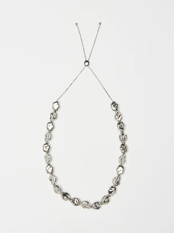 Silver Pearl Necklace