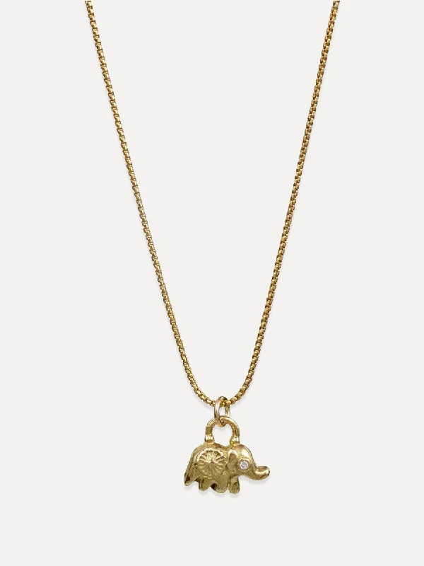 Ellie Necklace "big presence, soft step"