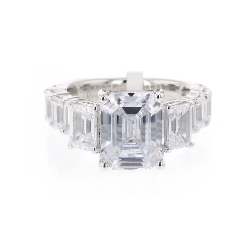 2.55 ctw Diamond Three-Stone Engagement Ring