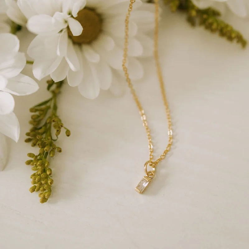 Sophie Baguette Diamond Necklace