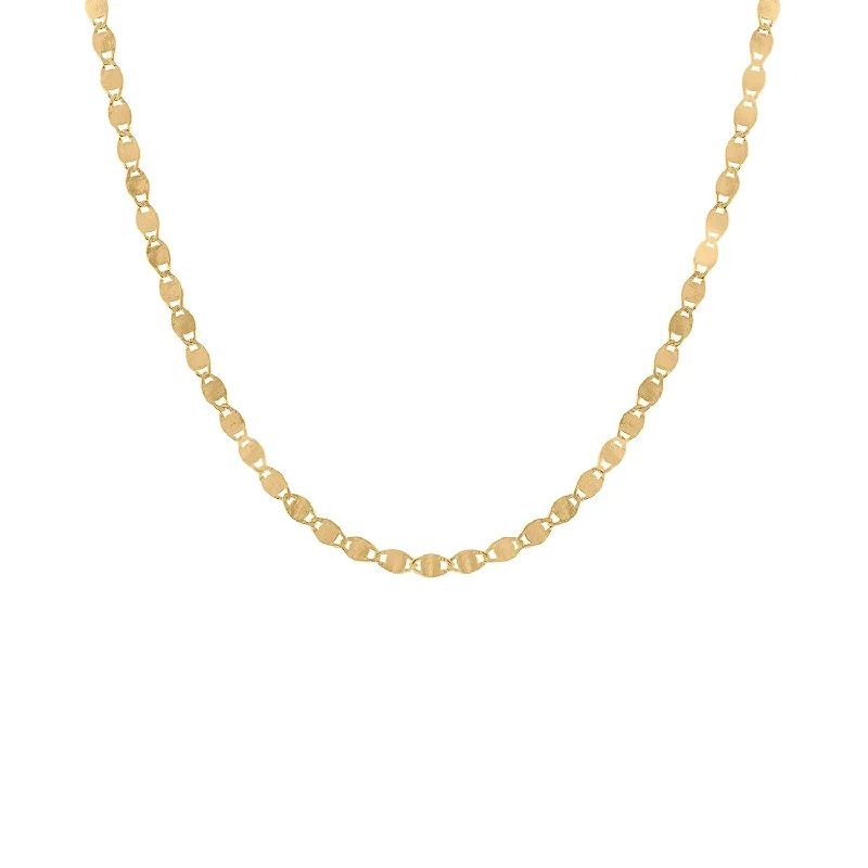 14KT GOLD "VALENTINO" CHAIN NECKLACE