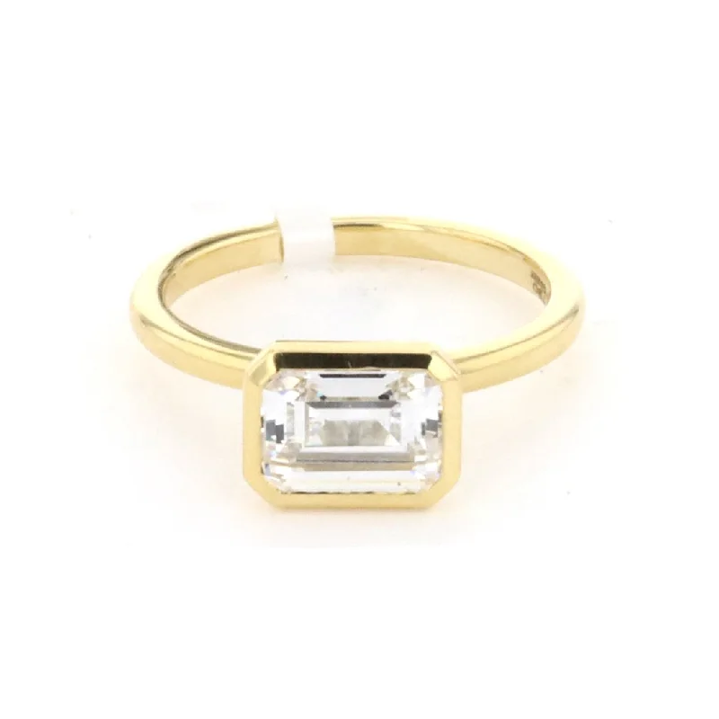 Bezel Solitaire Engagement Ring