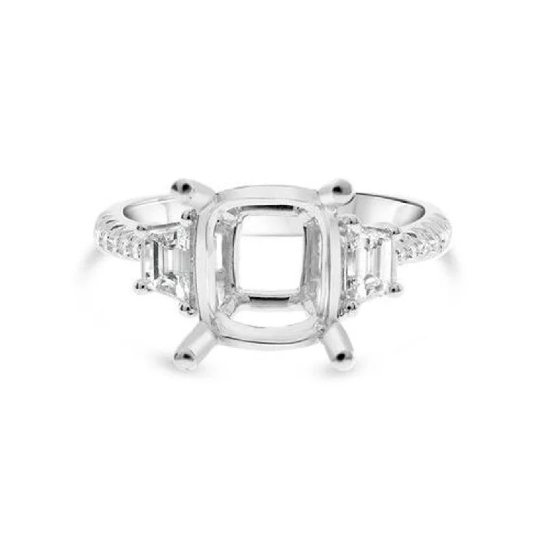 0.70 ctw Diamond Three-Stone Engagement Ring