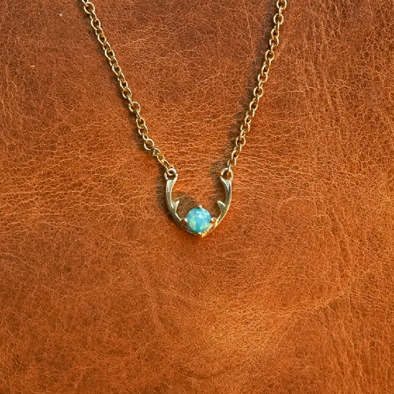 The Antler Opal Necklace