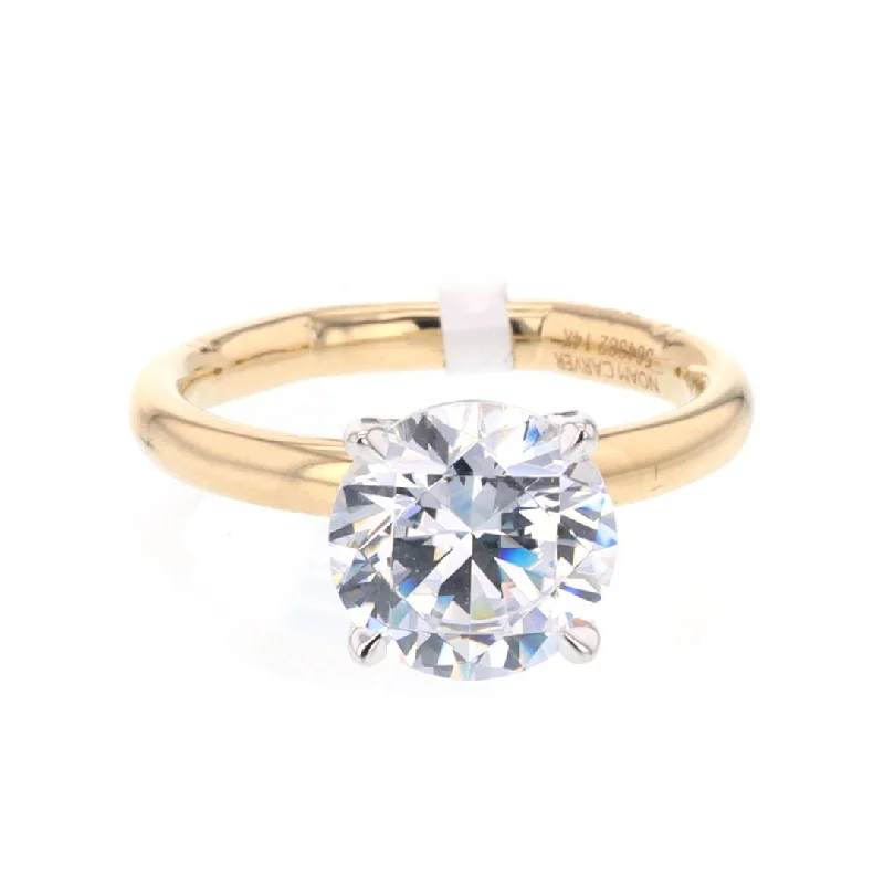 0.08 ctw Diamond Hidden Halo Engagement Ring