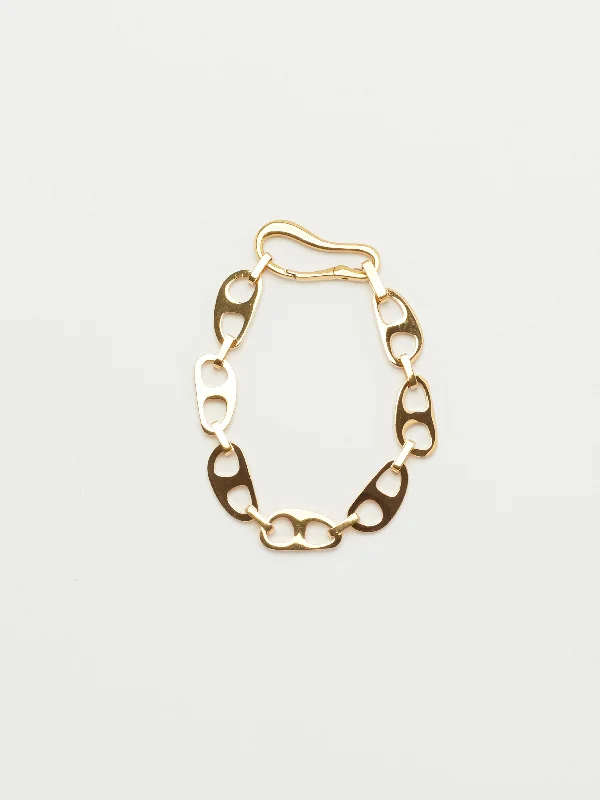 Small Gold Tab Bracelet