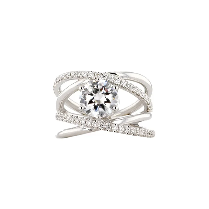 0.40 ctw Diamond Solitaire Engagement Ring